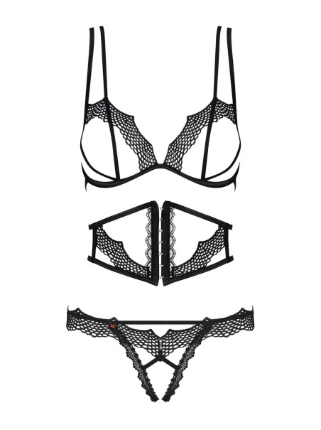 Obsessive Lingerie  completino intimo aperto con stringivita Bravelle