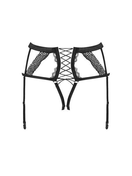 Obsessive Lingerie reggicalze con perizoma aperto integrato Bravelle Obsessive Lingerie reggicalze con perizoma aperto integrato Bravelle