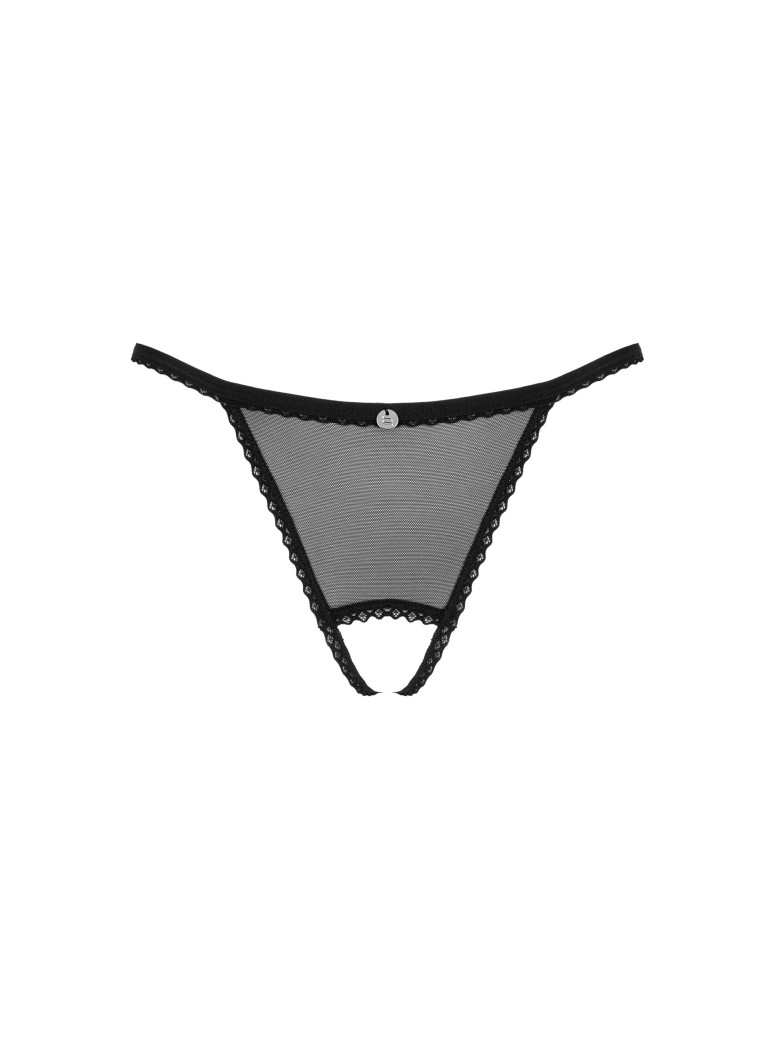 Obsessive Lingerie sexy perizoma aperto collezione Celia Noir
