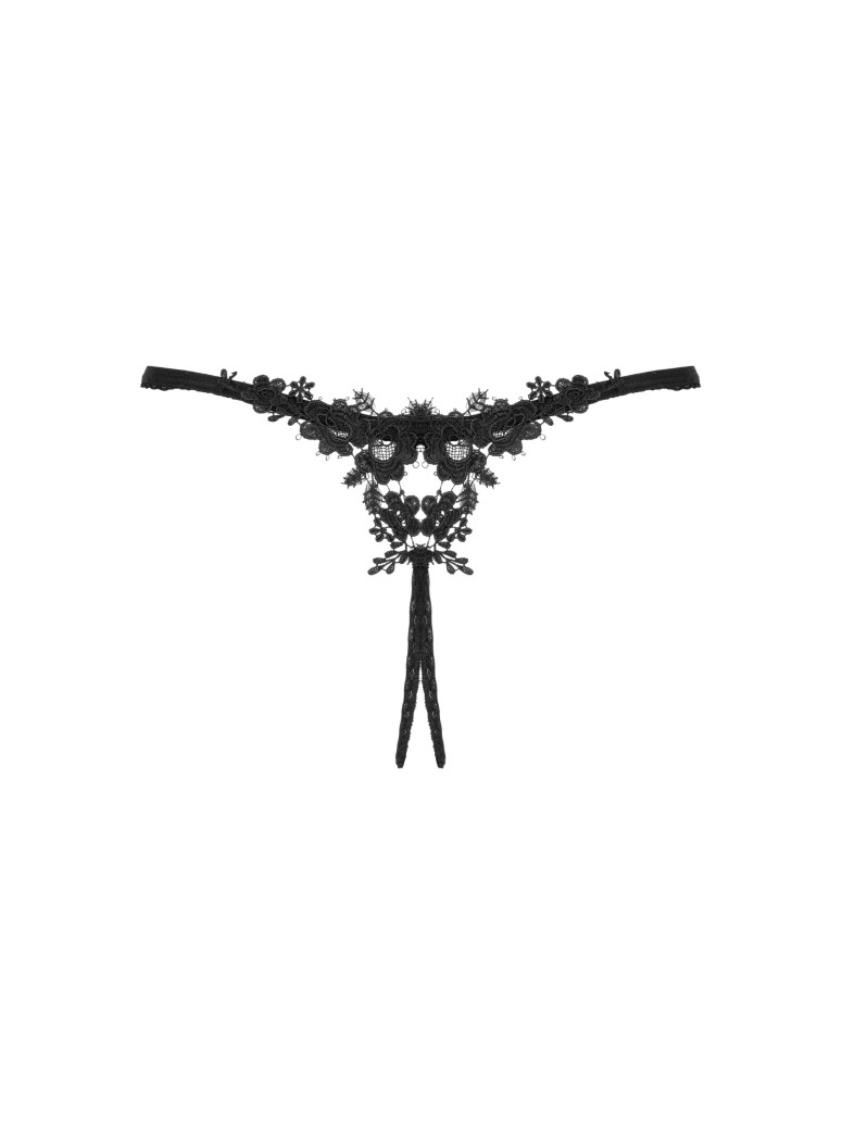 Obsessive Lingerie sexy perizoma aperto collezione Celia Noir