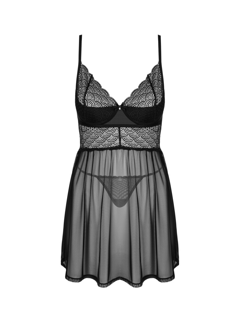 Obsessive Lingerie babydoll con perizoma collezione Chemeris