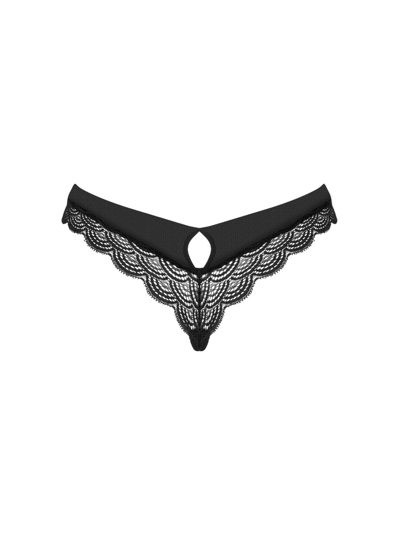 Obsessive Lingerie sexy brasiliana in pizzo nero collezione Chemeris
