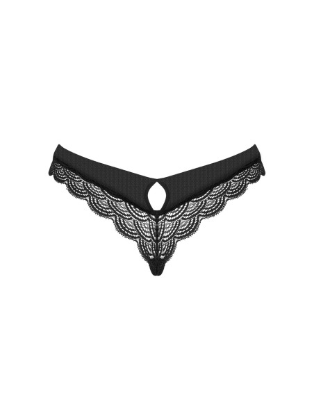 Obsessive Lingerie sexy brasiliana in pizzo nero collezione Chemeris