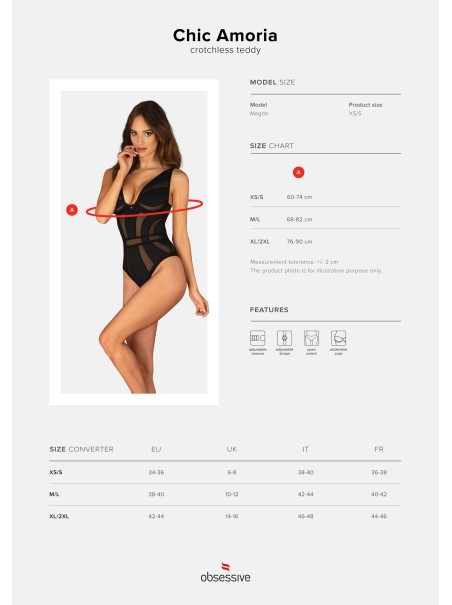 Obsessive Lingerie sexy body aperto collezione Chic Amoria Obsessive Lingerie sexy body aperto collezione Chic Amoria