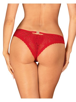 Obsessive sexy mutandine in pizzo rosso collezione Chilisa