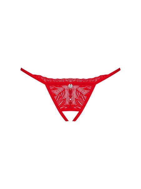 Obsessive sexy perizoma rosso aperto con pendente collezione Chilisa Obsessive sexy perizoma rosso aperto con pendente collezione Chilisa