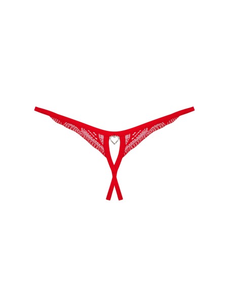 Obsessive sexy perizoma rosso aperto con pendente collezione Chilisa Obsessive sexy perizoma rosso aperto con pendente collezione Chilisa