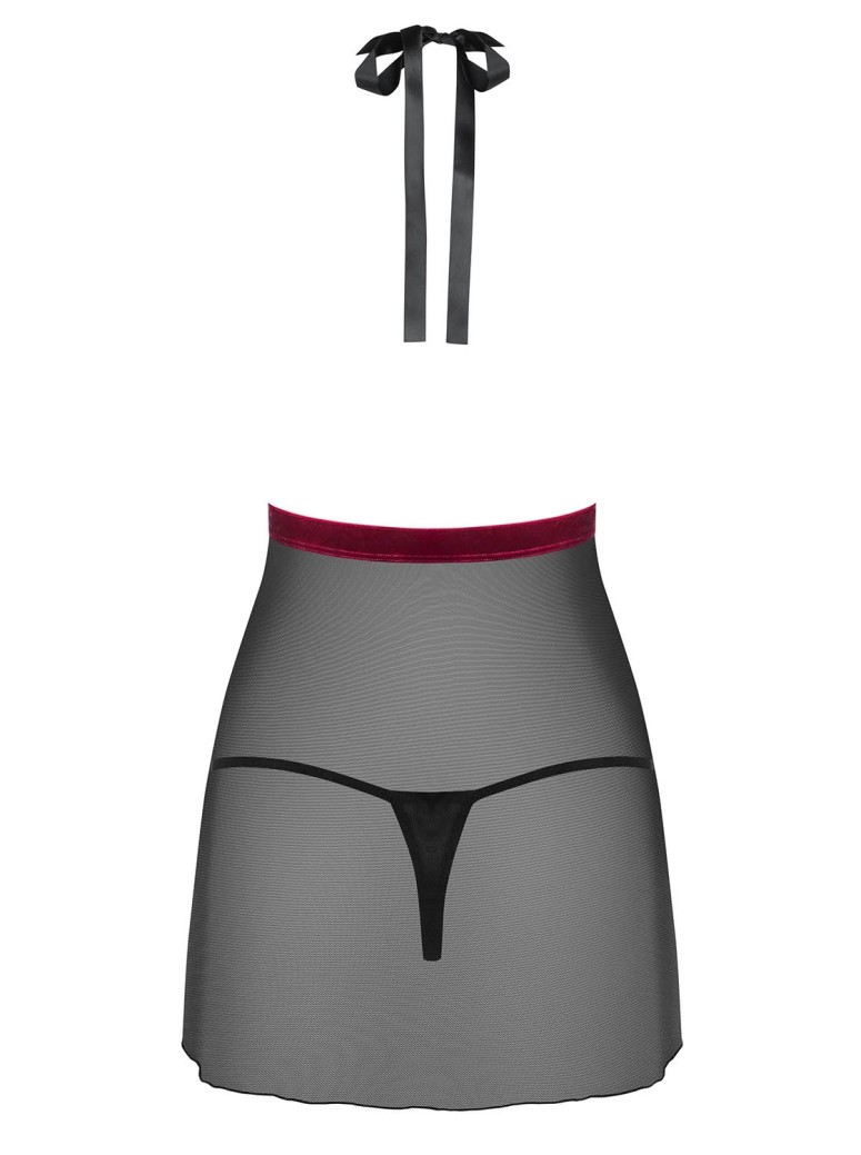 Obsessive Lingerie babydoll con perizoma Rossita