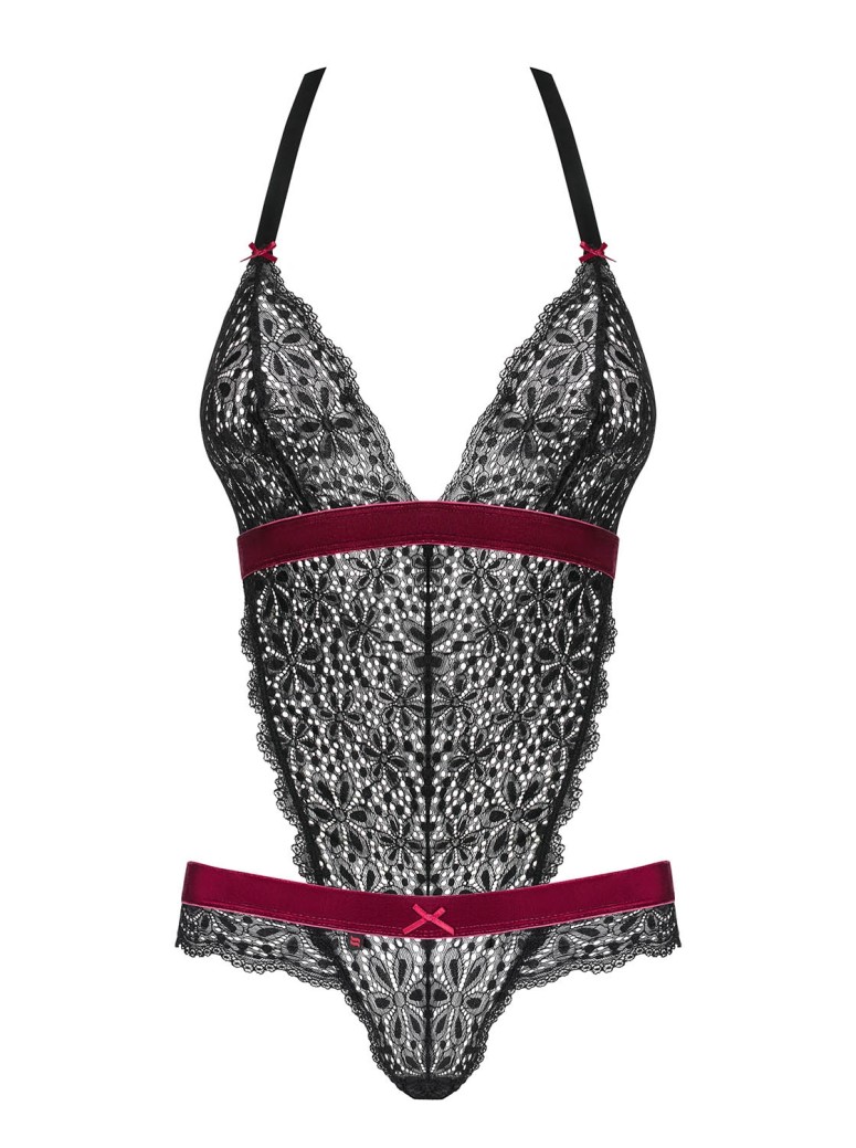 Obsessive Lingerie Sexy Body in pizzo Rossita