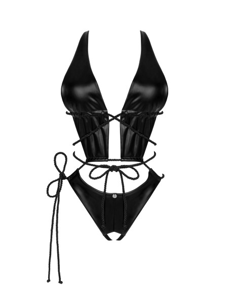 Obsessive Lingerie sexy body aperto effetto lucido collezione Cordellis