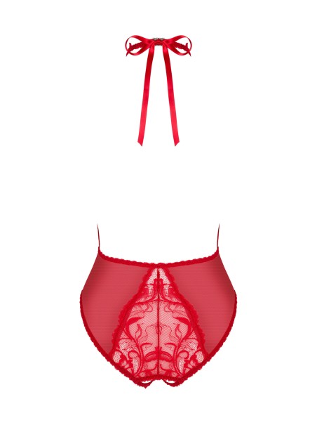 Obsessive Lingerie sexy body rosso aperto collezione Dagmarie Obsessive Lingerie sexy body rosso aperto collezione Dagmarie