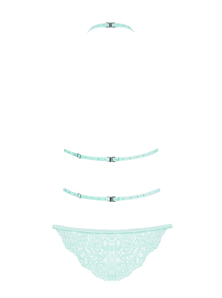 Obsessive Lingerie body in pizzo menta collezione Delicanta