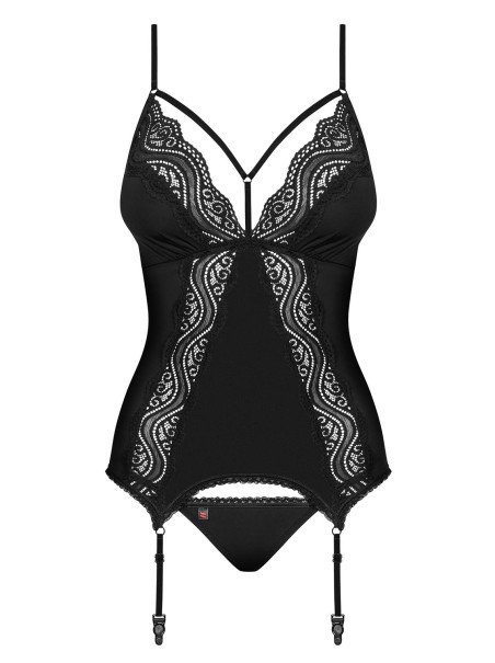 Obsessive Lingerie corsetto con perizoma collezione Diyosa Obsessive Lingerie corsetto con perizoma collezione Diyosa