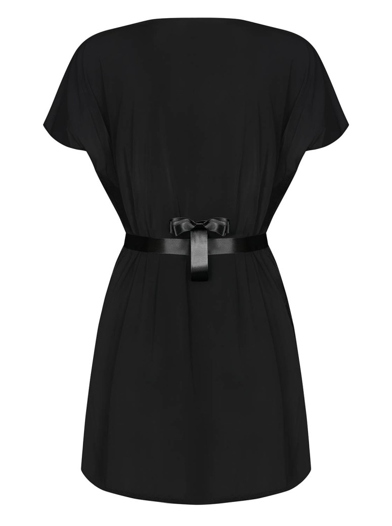 Obsessive vestaglia con inserti in pizzo e cintura collezione Diyosa