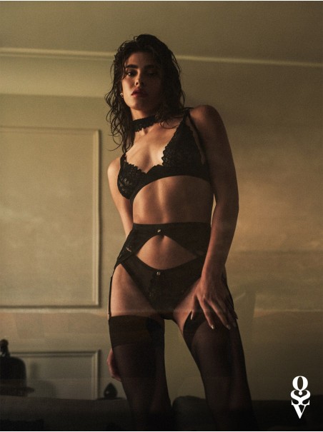 Obsessive Lingerie sexy reggicalze in tulle e pizzo  Donarella Obsessive Lingerie sexy reggicalze in tulle e pizzo  Donarella