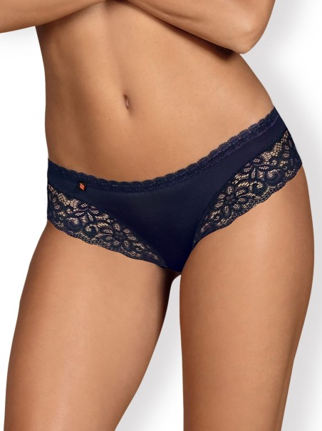 Obsessive Lingerie mutandine in pizzo blu collezione Drimera