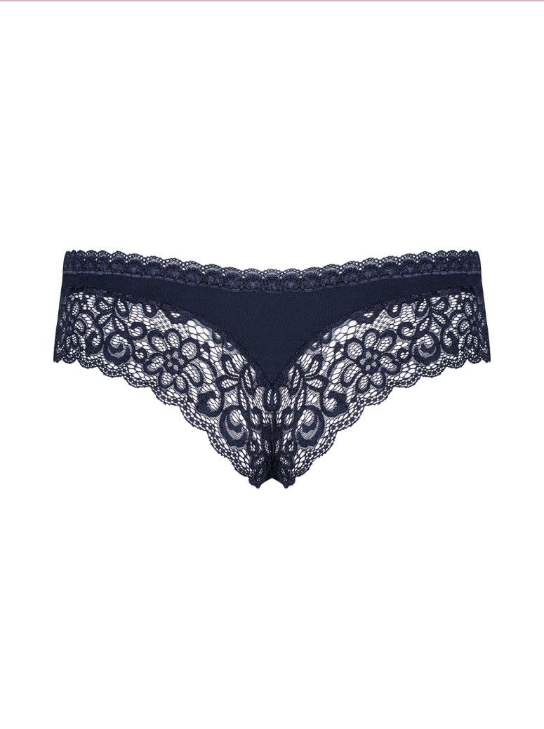 Obsessive Lingerie mutandine in pizzo blu collezione Drimera