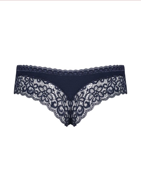 Obsessive Lingerie mutandine in pizzo blu collezione Drimera