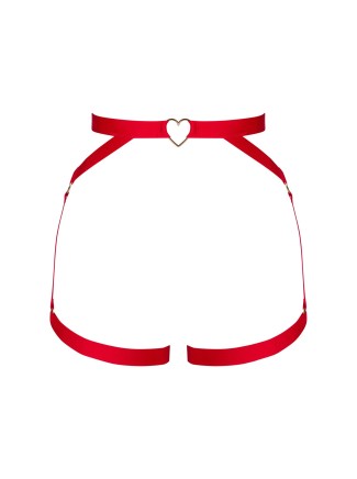 Obsessive Lingerie harness rosso con stringhe regolabili Elianes 2