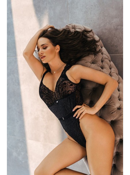 Obsessive Lingerie sexy body in pizzo floreale collezione Elisetta