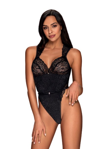 Obsessive Lingerie sexy body in pizzo floreale collezione Elisetta
