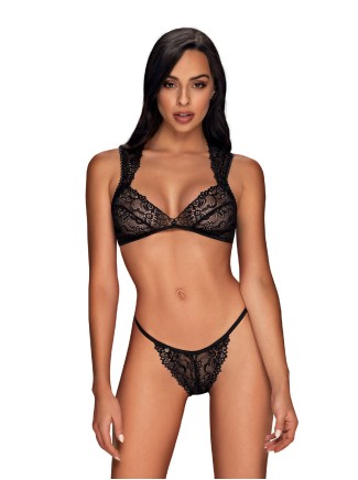 Obsessive Lingerie sexy completino in pizzo floreale collezione Elisetta