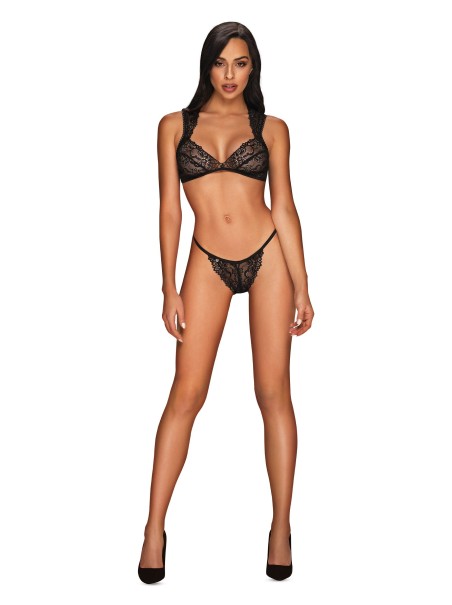 Obsessive Lingerie sexy completino in pizzo floreale collezione Elisetta