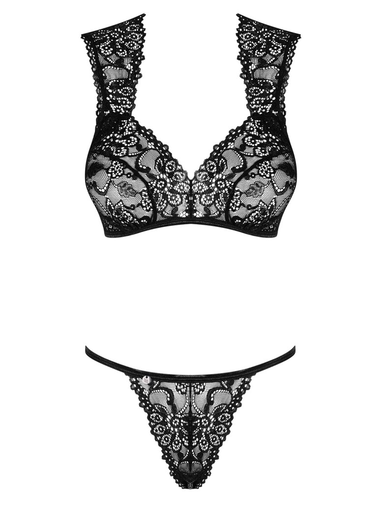 Obsessive Lingerie sexy completino in pizzo floreale collezione Elisetta