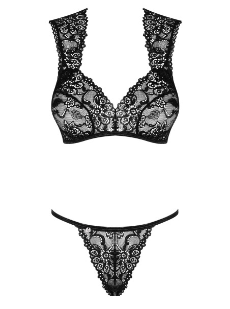 Obsessive Lingerie sexy completino in pizzo floreale collezione Elisetta