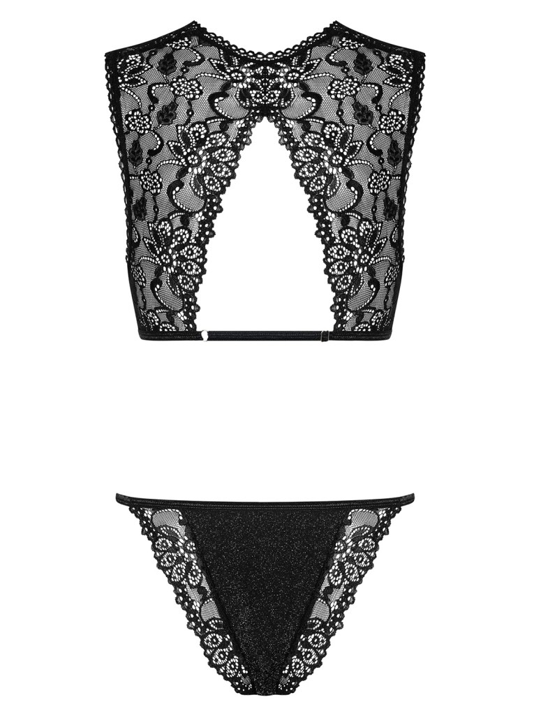 Obsessive Lingerie sexy completino in pizzo floreale collezione Elisetta