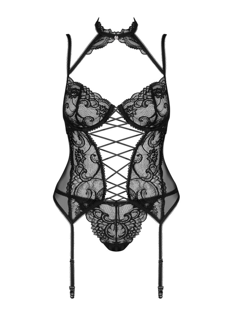 Obsessive Lingerie sexy corsetto con perizoma collezione Elizenes