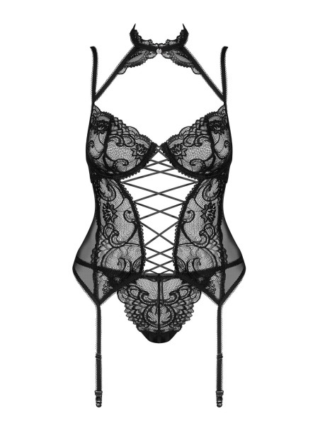 Obsessive Lingerie sexy corsetto con perizoma collezione Elizenes Obsessive Lingerie sexy corsetto con perizoma collezione Elizenes