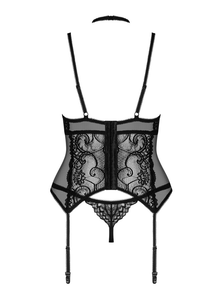 Obsessive Lingerie sexy corsetto con perizoma collezione Elizenes