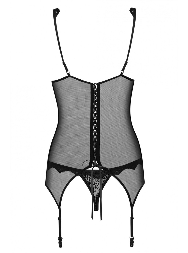 Obsessive Lingerie sexy corsetto con perizoma collezione Emperita