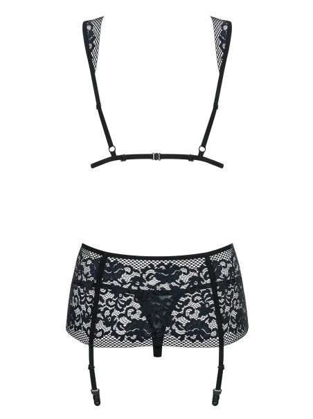 Obsessive Lingerie completino intimo con reggicalze Figurea