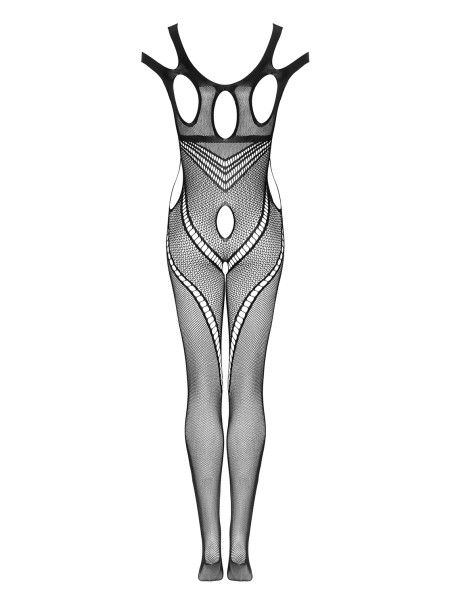 Obsessive Lingerie sexy bodystocking aperta in microrete G322