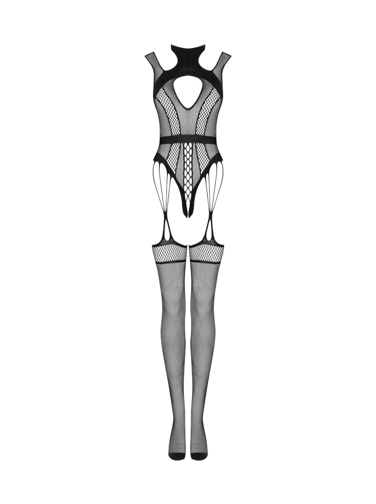 Obsessive sexy bodystocking aperta con effetti cut-out G327