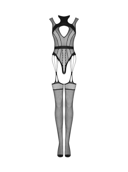 Obsessive sexy bodystocking aperta con effetti cut-out G327