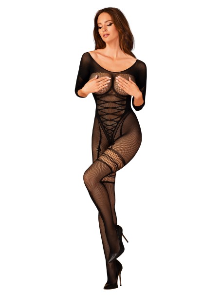 Obsessive bodystocking effetto corsetto aperta sotto Obsessive G329