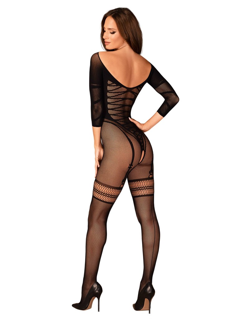 Obsessive bodystocking effetto corsetto aperta sotto Obsessive G329