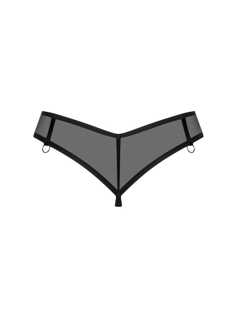 Obsessive Lingerie sexy perizoma in tulle nero collezione Glandez