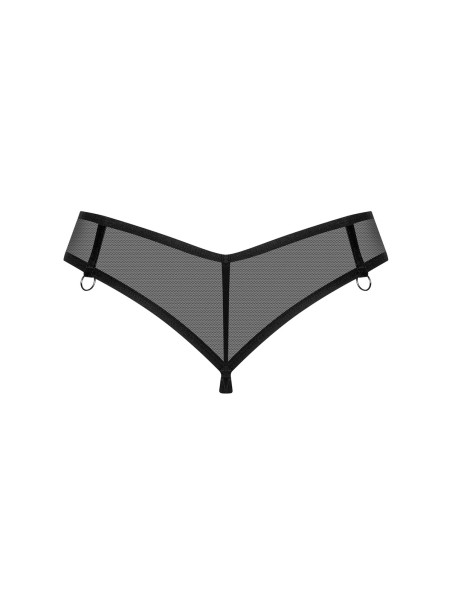 Obsessive Lingerie sexy perizoma in tulle nero collezione Glandez