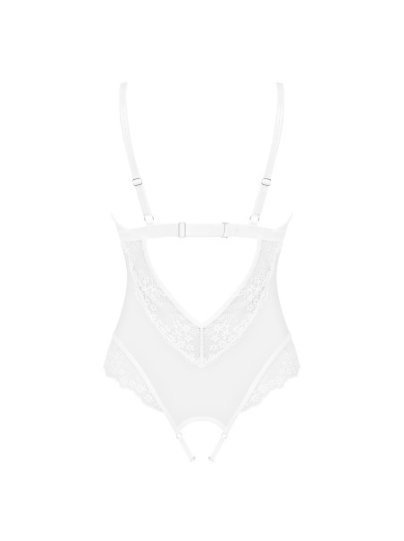 Obsessive Lingerie  sexy body bianco aperto collezione Heavenlly Obsessive Lingerie  sexy body bianco aperto collezione Heavenlly