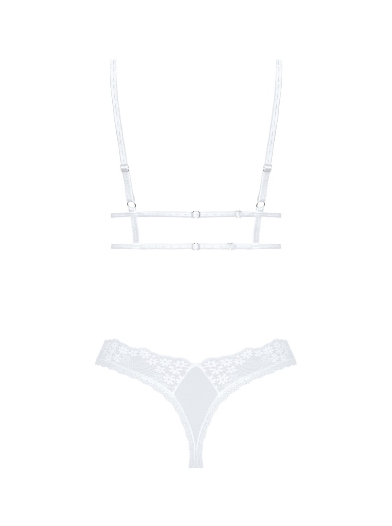Obsessive Lingerie sexy completino in pizzo bianco collezione Heavenlly