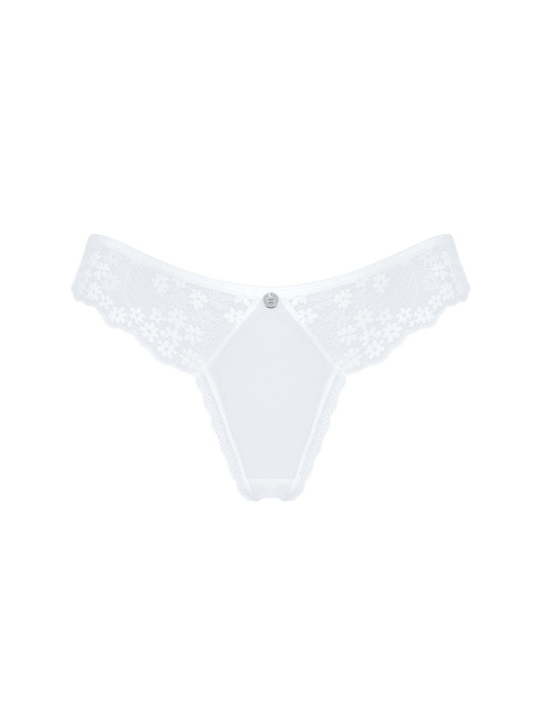 Obsessive Lingerie brasiliana in pizzo bianco collezione Heavenlly