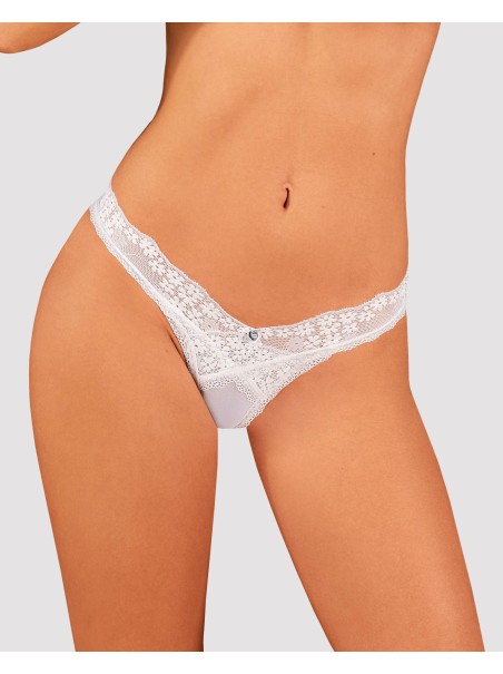 Obsessive Lingerie perizoma in pizzo bianco collezione Heavenlly