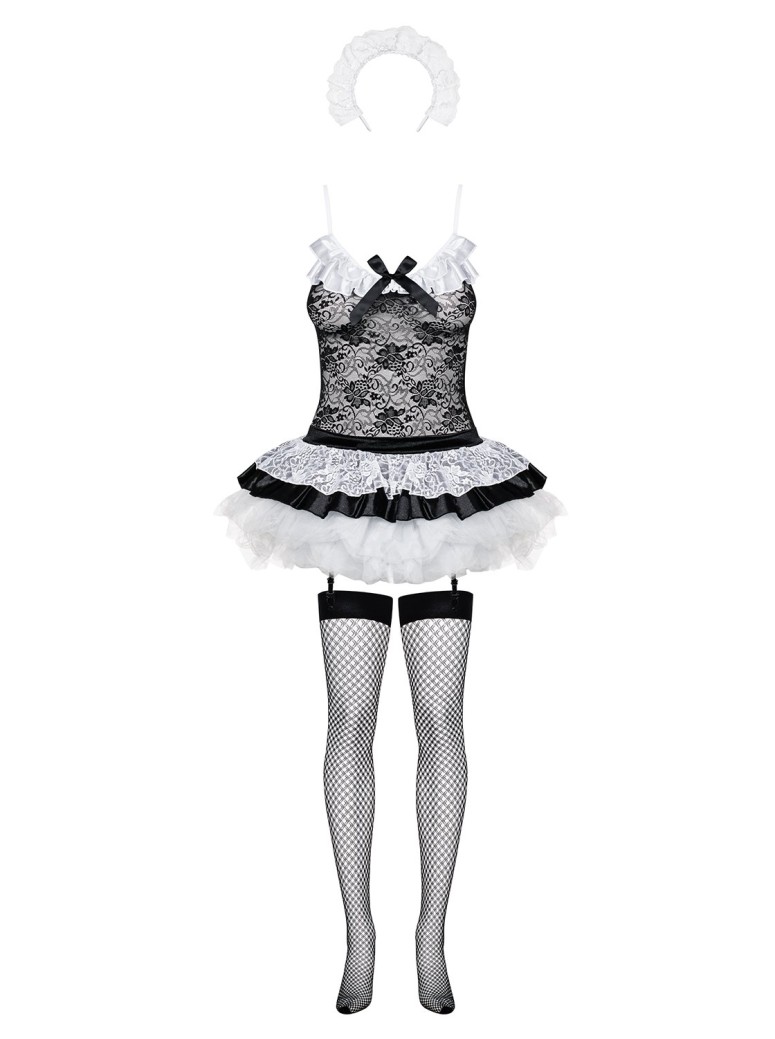Obsessive Lingerie costume da cameriera con accessori Housemaid