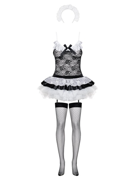Obsessive Lingerie costume da cameriera con accessori Housemaid