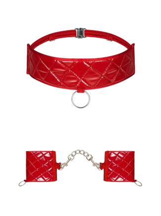 Obsessive Lingerie chocker con manette Hunteria