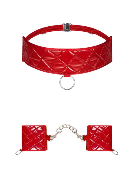 Obsessive Lingerie chocker con manette Hunteria